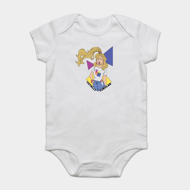 Totally Tubular 80s Baby Bodysuit TeePublic